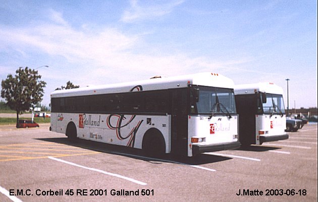 BUS/AUTOBUS: E.M.C. 45 2001 Galland