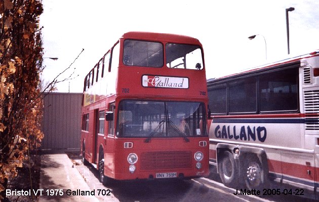 BUS/AUTOBUS: Bristol VT 1975 Galland