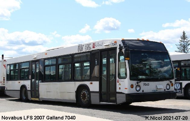 BUS/AUTOBUS: Novabus LFS 2007 Galland