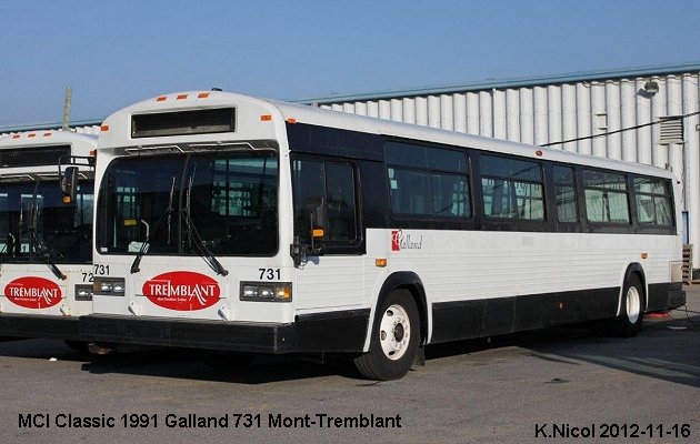 BUS/AUTOBUS: MCI Classic 1991 Galland