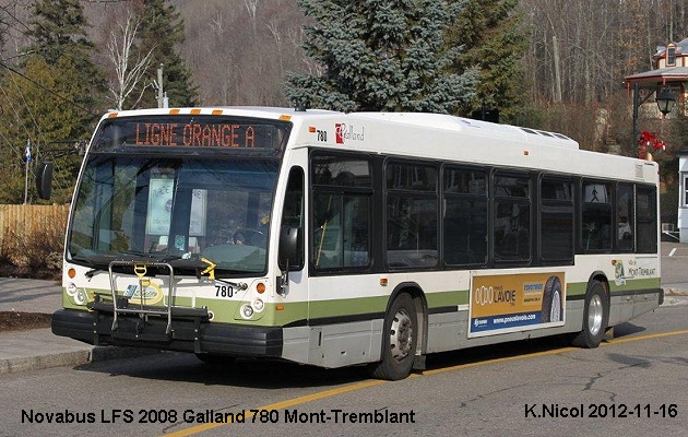 BUS/AUTOBUS: Novabus LFS 2008 Galland