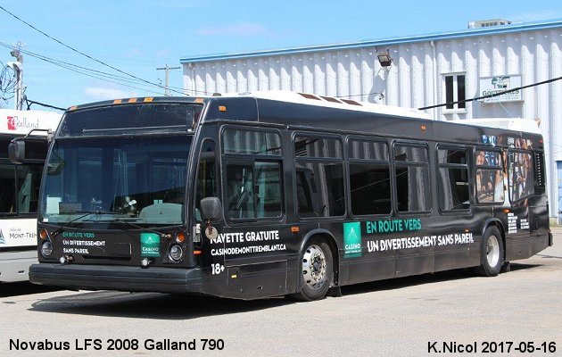 BUS/AUTOBUS: Novabus LFS 2008 Galland