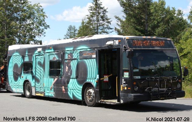 BUS/AUTOBUS: Novabus LFS 2008 Galland