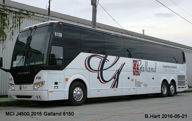 BUS/AUTOBUS: MCI J4500 2015 Galland
