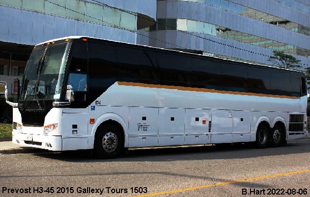 BUS/AUTOBUS: Prevost H3-45 2015 Gallexy