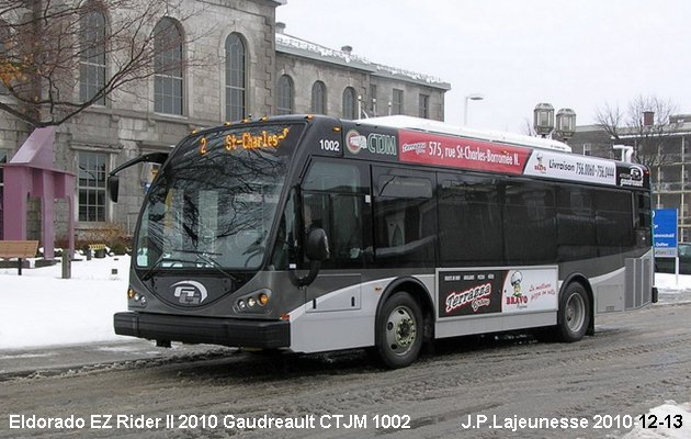 BUS/AUTOBUS: Eldorado EZ-Rider II 2010 Gaudreault