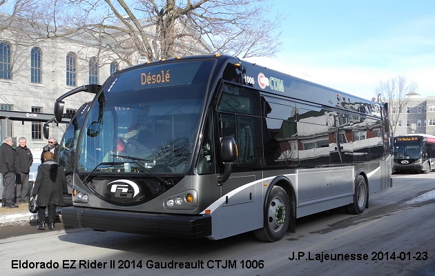 BUS/AUTOBUS: Eldorado EZ Rider II 2014 Gaudreault