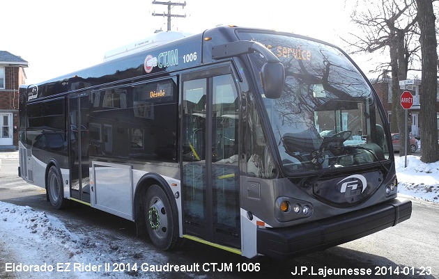 BUS/AUTOBUS: Eldorado EZ Rider II 2014 Gaudreault