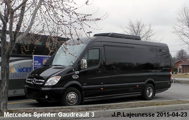 BUS/AUTOBUS: Mercedes Sprinter 2012 Gaudreault