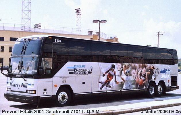 BUS/AUTOBUS: Prevost H3-45 2001 Gaudreault
