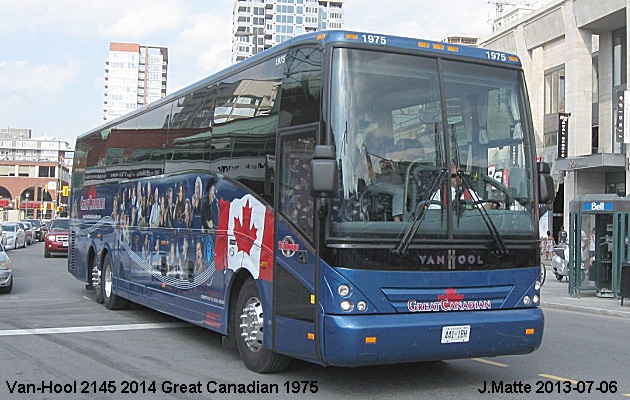 BUS/AUTOBUS: Van Hool 2145 2014 Great Canadian