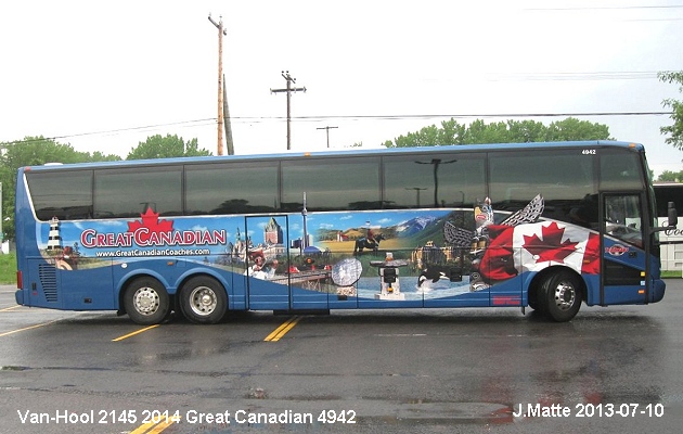 BUS/AUTOBUS: Van Hool 2145 2014 Great Canadian