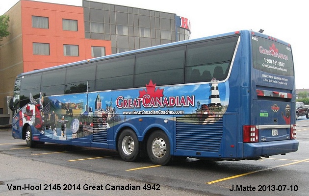 BUS/AUTOBUS: Van Hool 2145 2014 Great Canadian