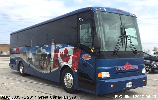 BUS/AUTOBUS: ABC 3035RE 2017 Great Canadian