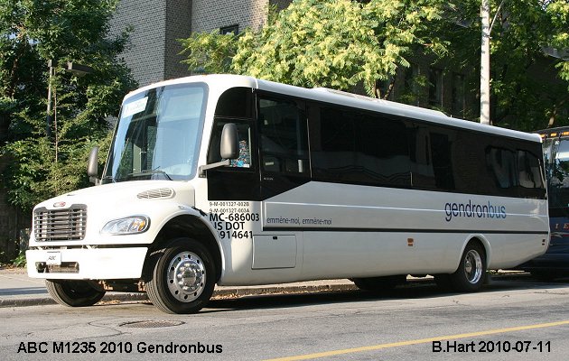 BUS/AUTOBUS: ABC M1235 2010 Gendron