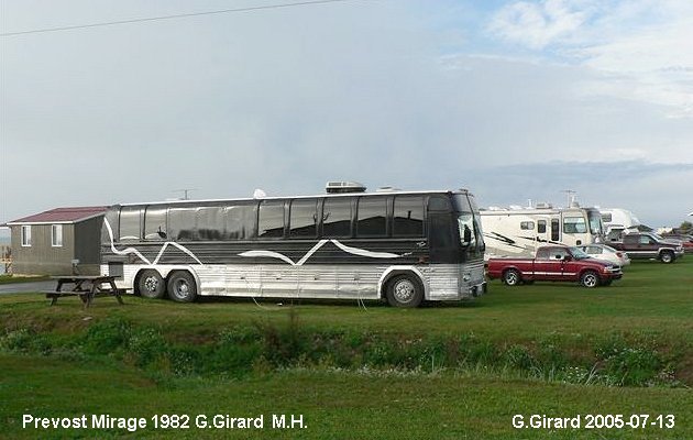 BUS/AUTOBUS: Prevost Mirage 1982 Girard