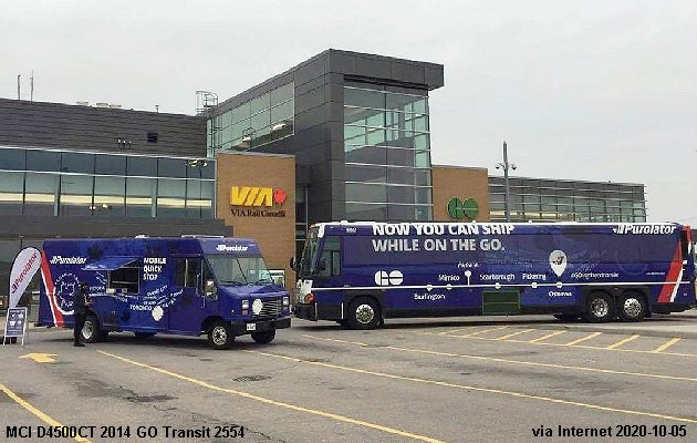 BUS/AUTOBUS: MCI D4500CT 2014 GO Transit