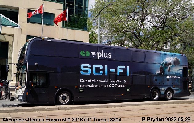 BUS/AUTOBUS: Alexander-Dennis Enviro 500 2018 Go Transit