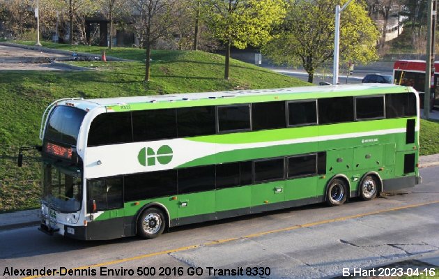 BUS/AUTOBUS: Alexander-Dennis Enviro 500 2016 Go Transit