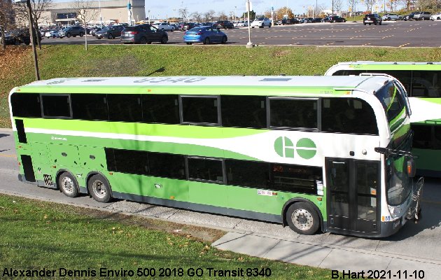 BUS/AUTOBUS: Alexander-Dennis Enviro 500 2018 Go Transit