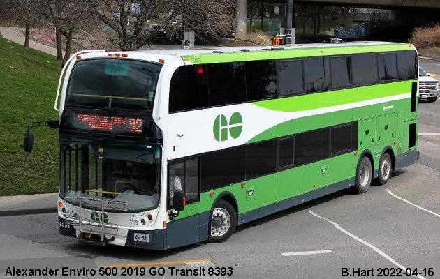BUS/AUTOBUS: Alexander-Dennis Enviro 500 2019 Go Transit