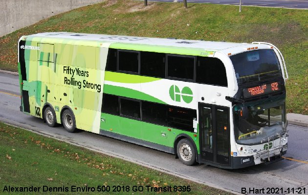 BUS/AUTOBUS: Alexander-Dennis Enviro 500 2018 Go Transit