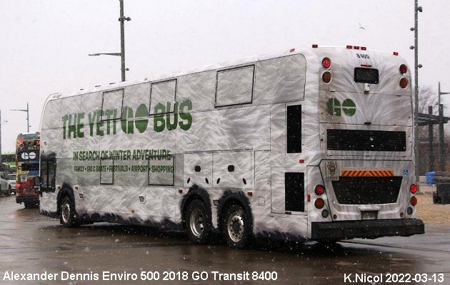 BUS/AUTOBUS: Alexander-Dennis Enviro 500 2018 Go Transit