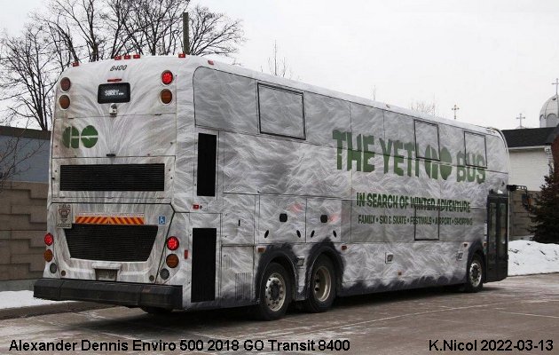 BUS/AUTOBUS: Alexander-Dennis Enviro 500 2018 Go Transit