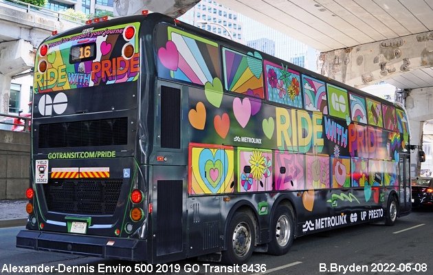 BUS/AUTOBUS: Alexander-Dennis Enviro 500 2019 Go Transit