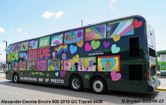 BUS/AUTOBUS: Alexander-Dennis Enviro 500 2019 Go Transit