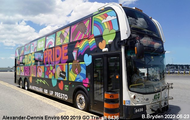 BUS/AUTOBUS: Alexander-Dennis Enviro 500 2019 Go Transit
