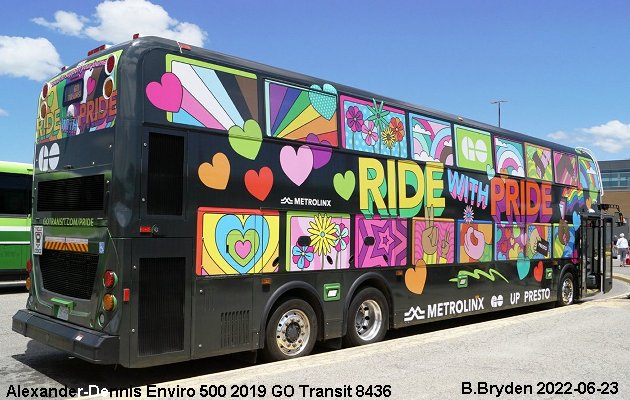 BUS/AUTOBUS: Alexander-Dennis Enviro 500 2019 Go Transit