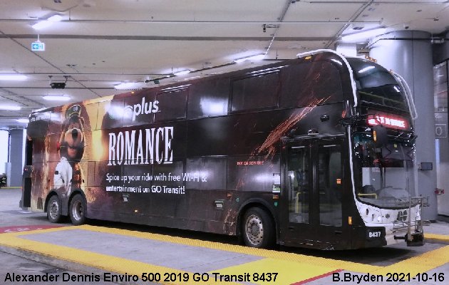 BUS/AUTOBUS: Alexander-Dennis Enviro 500 2019 Go Transit
