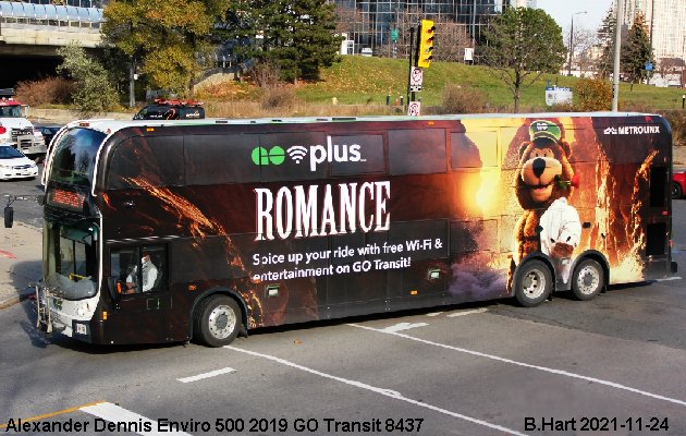 BUS/AUTOBUS: Alexander-Dennis Enviro 500 2019 Go Transit