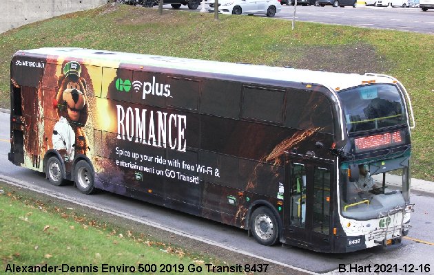 BUS/AUTOBUS: Alexander-Dennis Enviro 500 2019 Go Transit