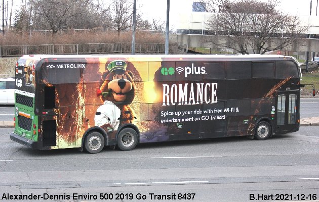 BUS/AUTOBUS: Alexander-Dennis Enviro 500 2019 Go Transit
