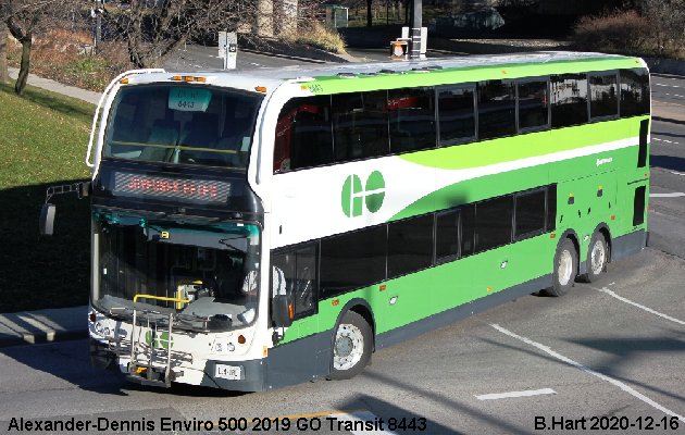 BUS/AUTOBUS: Alexander-Dennis Enviro 500 2019 Go Transit