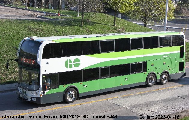 BUS/AUTOBUS: Alexander-Dennis Enviro 500 2019 Go Transit