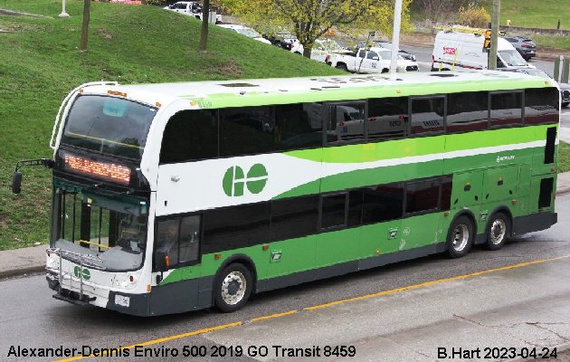BUS/AUTOBUS: Alexander-Dennis Enviro 500 2019 Go Transit