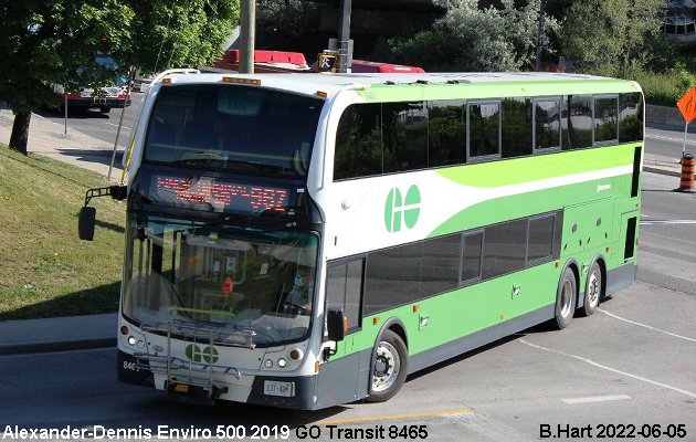 BUS/AUTOBUS: Alexander-Dennis Enviro 500 2019 Go Transit