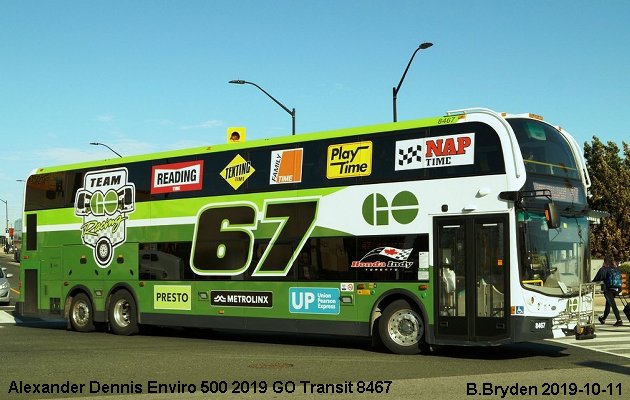 BUS/AUTOBUS: Alexander-Dennis Enviro 500 2019 Go Transit