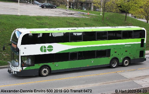 BUS/AUTOBUS: Alexander-Dennis Enviro 500 2019 Go Transit