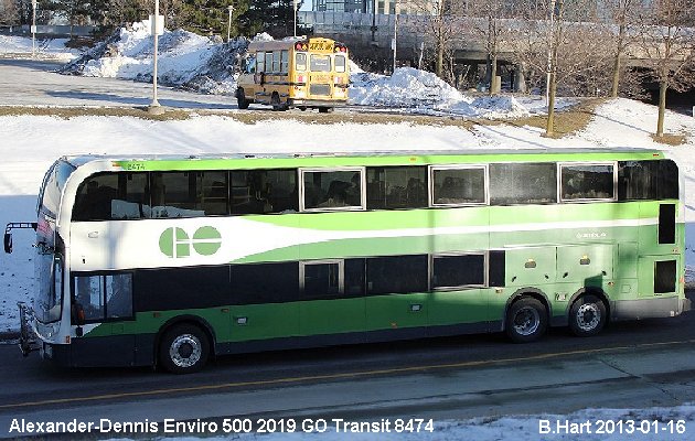 BUS/AUTOBUS: Alexander-Dennis Enviro 500 2019 Go Transit