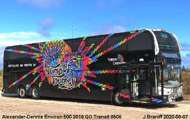BUS/AUTOBUS: Alexander-Dennis Enviro 500 2019 Go Transit