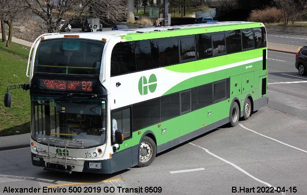 BUS/AUTOBUS: Alexander-Dennis Enviro 500 2019 Go Transit
