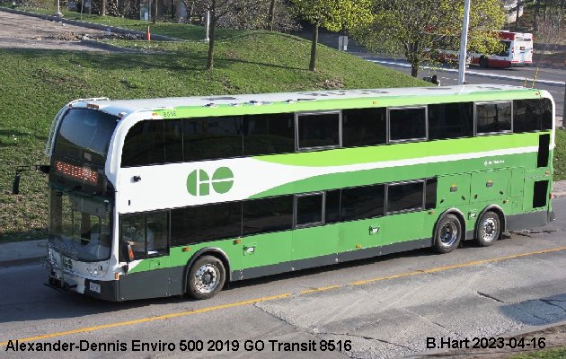 BUS/AUTOBUS: Alexander-Dennis Enviro 500 2019 Go Transit