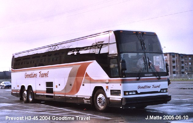 BUS/AUTOBUS: Prevost H3-45 2004 Goodtime Travel