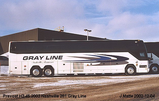 BUS/AUTOBUS: Prevost H3-45 2003 Nashville