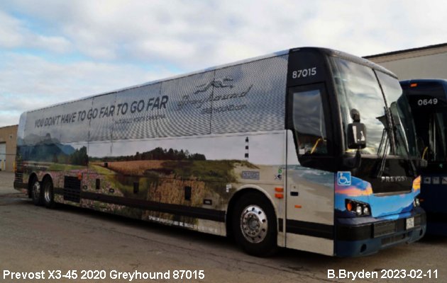 BUS/AUTOBUS: Prevost X3-45 2020 Greyhound