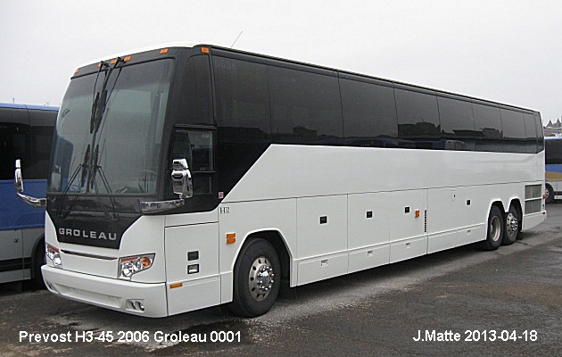 BUS/AUTOBUS: Prevost H3-45 2006 Groleau